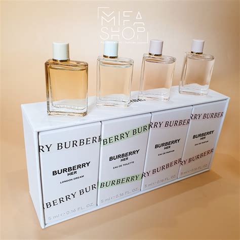 set nước hoa mini burberry|Burberry mini her set.